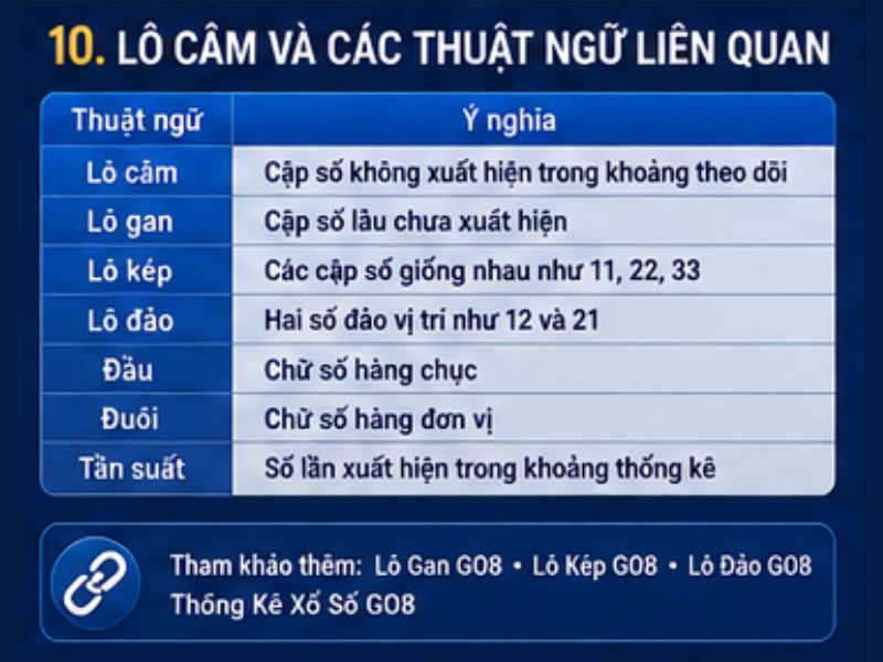 Lô Câm Và Các Thuật Ngữ Liên Quan